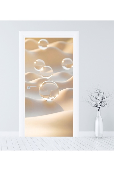 RENKLİ HOBBY Kapı Kaplama Folyosu - Kapı Sticker Giydirme - Kendinden Yapışkanlı