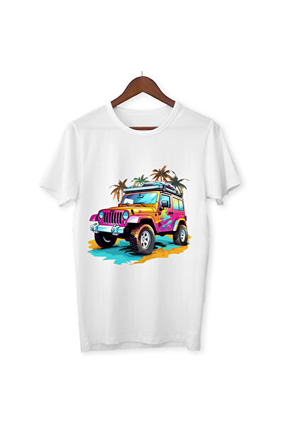 ALPŞAN TİCARET Auto Štampano Majica za odrasle/dete bela T-shirt
