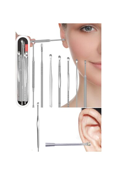 Tikatti Kulak Temizleyici Çelik Paslanmaz 6'lı Set