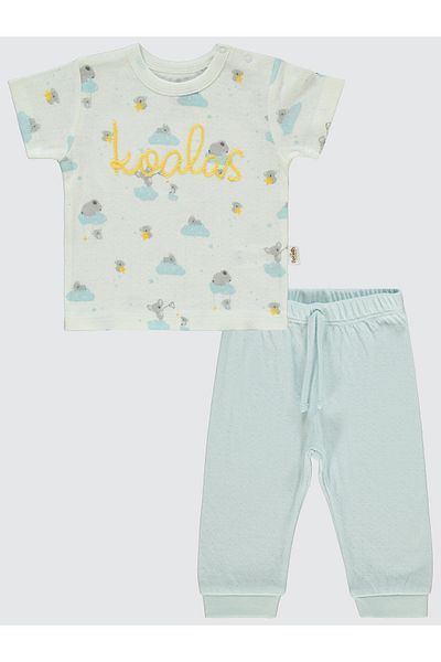 Bebetto Baby Boy Pajama Set Blue 3-18 Months