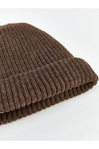 LC Waikiki Lcw Accessories Brown Basic Men's Beret