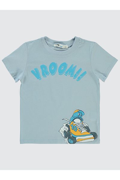 Civil Boys Ice Blue T-Shirt for Boys 2-5 Years