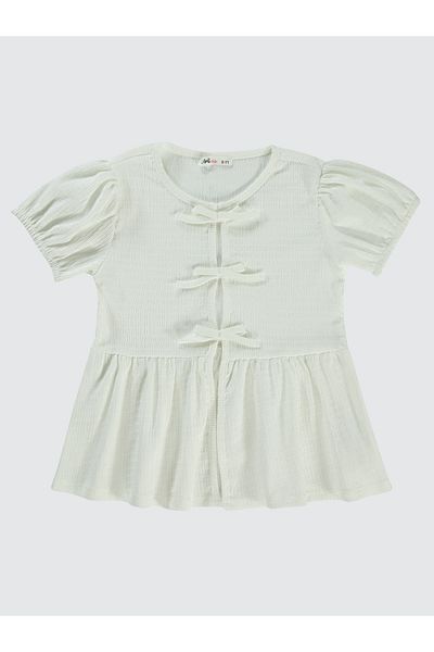 Civil Girls Girl's Shirt 6-9 Years Ecru