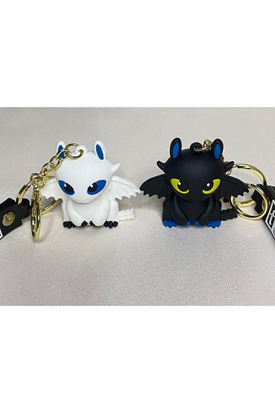 nss sky rock 3D Luxury Oversized Dragon 2'Li Silicone Keychain and Bag Accessories