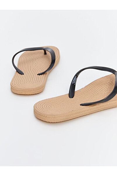 LC Waikiki Lcw Steps Brown Flip Flops Women's Beach Slippers