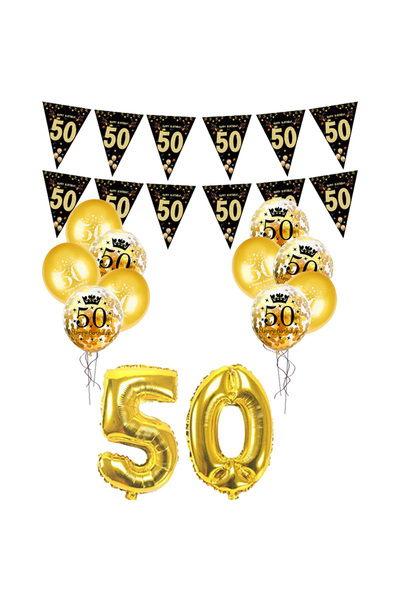 Choice other 50th set A 30/40/50/60 Years Old Black Gold Adult Birthday Numbe...
