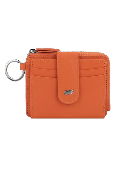 Braun Büffel Joy Credit card case RFID protection Leather 11 cm