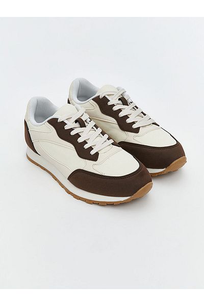 LC Waikiki Lcw Steps Beige Lace-Up Women's Sneakers