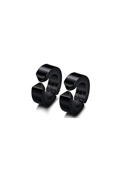 Choice Black 1 Pairs Fashionable, Simple, and Personalized Stainless Steel Ea...