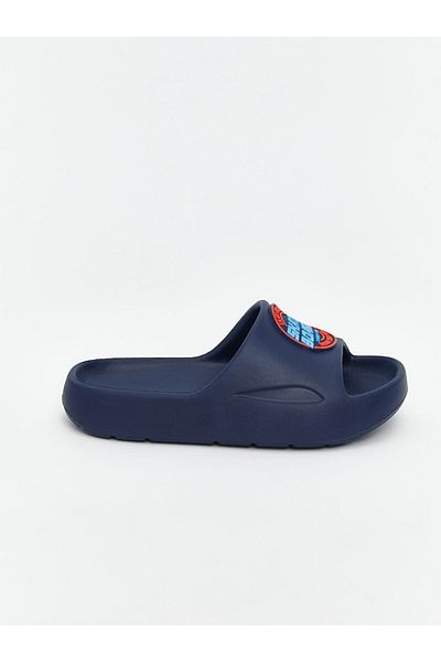 LC Waikiki Papuci pentru băieți cu imprimeu albastru bleumarin LCW STEPS