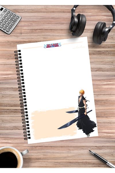 mertfigur Bleach Anime Spiral Notebook A5 (50 Sheets)