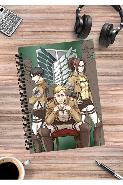 mertfigur Caiet cu spirală Attack on Titan Anime (50 coli)