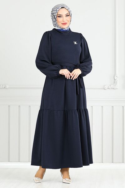 ModaMerve Καρφίτσα Hijab Φόρεμα Laci 4518NFC915-M