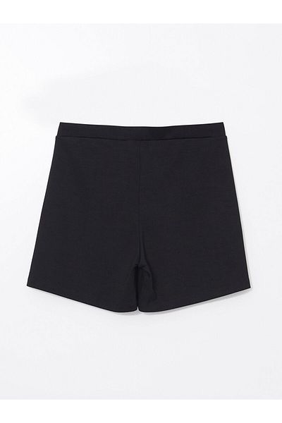 LC Waikiki Koor Black Elastic Waist Women's Shorts Skirt
