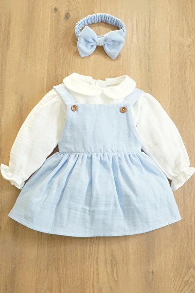 gumbuloy X Silk Atlas Long Sleeve Ruffled Bandana Muslin Dress