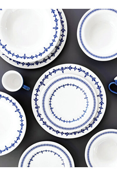 PORSER Blue Orbit Bonsai 24 Parça Yemek Takımı