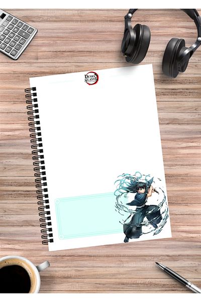 mertfigur Demon Slayer Anime Spiral Notebook A5 (50 Sheets)