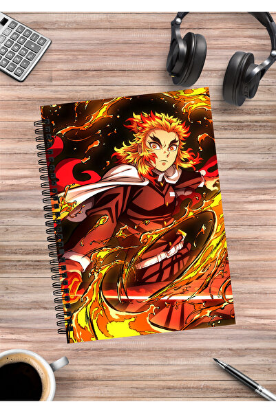mertfigur Demon Slayer Anime Spiral Notebook A5 (50 Sheets)