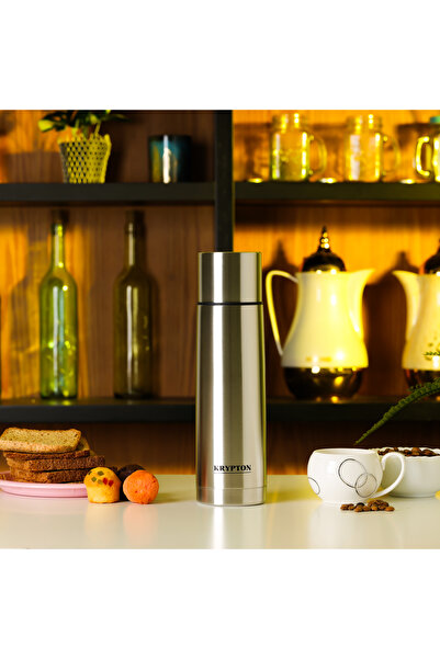 KRYPTON KNVF6287 Stainless Steel Vacuum Bottle, 1L