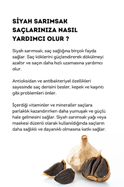 Huncalife Nature Siyah Sarımsaklı Şampuan, Dökülme Karşıtı, Besleyici Ve Onarıcı, 350 ml