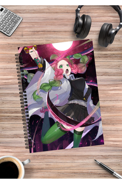 mertfigur Caiet cu spirală Demon Slayer Anime A5 (50 coli)
