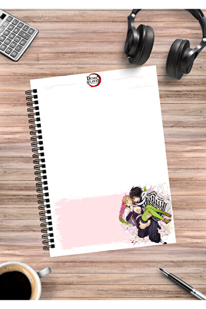 mertfigur Demon Slayer Anime Spiral Notebook A5 (50 Sheets)