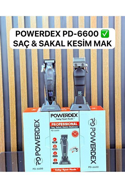 powerdex Pd-6600 Profesyonel Saç Sakal Kesim Makinası
