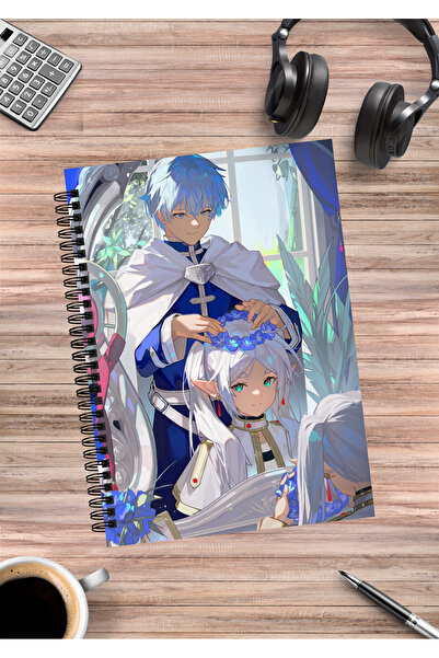 mertfigur دفتر Frieren Beyond Journey's End Himmel Fern Stark Anime Spiral A5 (50 ورقة)