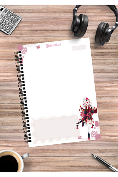 mertfigur Hololive Vtuber Anime Spiral Notebook A5 (50Sheets)