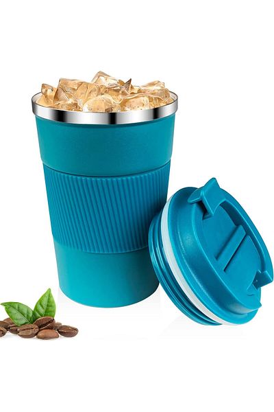 British Chef 510ML Stainless Steel Insulated Coffee Cup – Leakproof, Thermal, Ideal for Hot & Cold Beverages