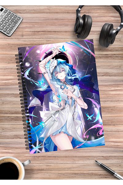 mertfigur Wuthering Waves Anime Spiral Notebook A5 (50 Sheets)