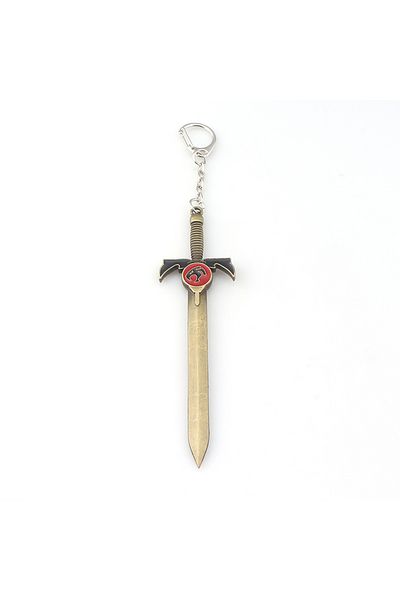 Choice سلسلة مفاتيح كرتونية من Sword-02 Thundercats للنساء والرجال مجوهرات على شكل سلاح سيف معدني قلادة سلسلة مفاتيح