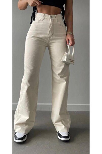 SU SHE Vane's Women's High-Light Licra Palazzo Jeans (New Season)