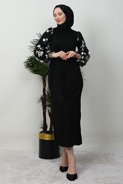 Giza Giyim Silver Leaf Hijab Dress