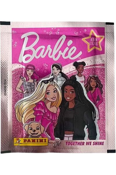 Panini Licensed Barbi Collectible 25 Pack (125 Stickers) Sticker Together We Shine