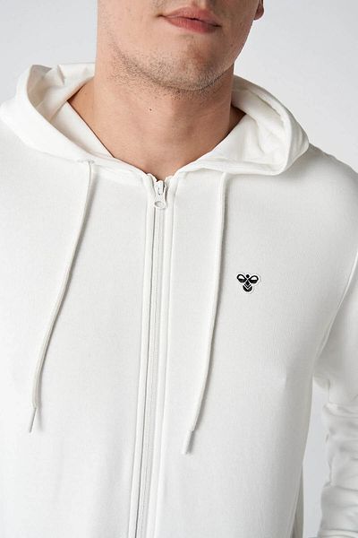 hummel Ανδρικό φούτερ T-IC Ico με φερμουάρ λευκό 921836 -9003