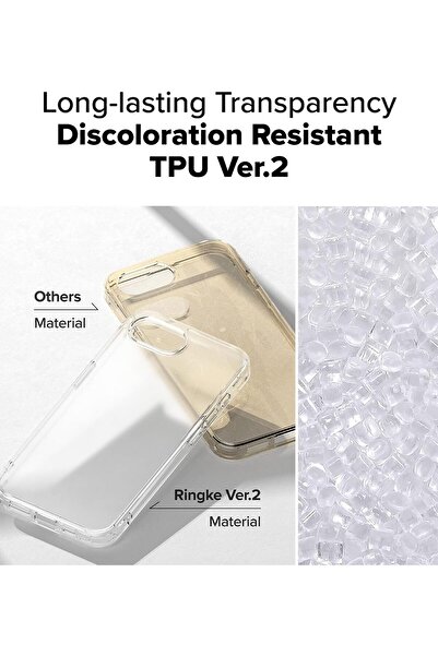 m.tk moveteck Apple iPhone 16E Case Camera Surrounds with Protruding Protection Colorless Soft Transparent Silicone Cover