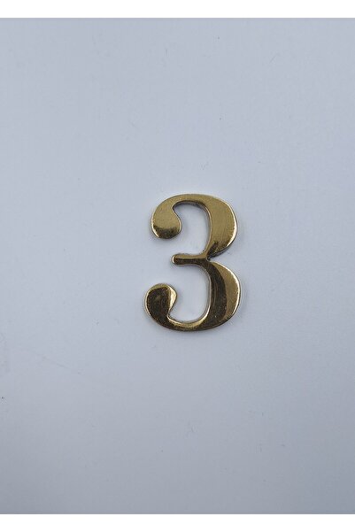 Kalender Döküm Brass Number 4cm Nail No:3
