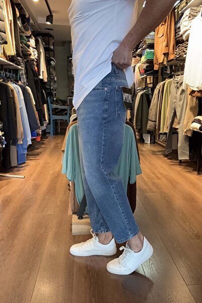 dont panic Mavi BoyFriend Denim Pantolon DNT-PNT-MAV