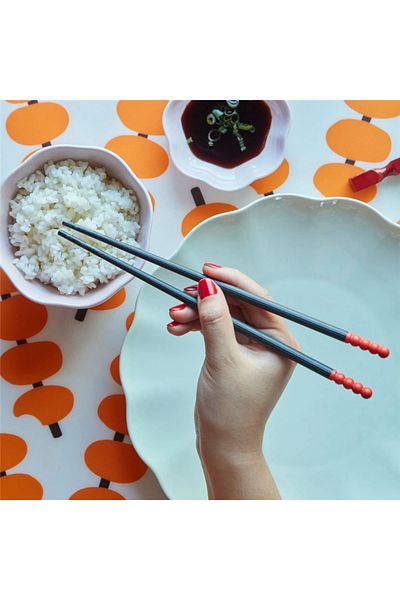 IKEA 4 Pairs of Red Fösta Chopsticks
