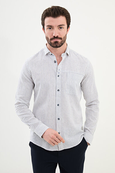 Mcr Надмірно тепла сорочка з невеликим коміром знизу