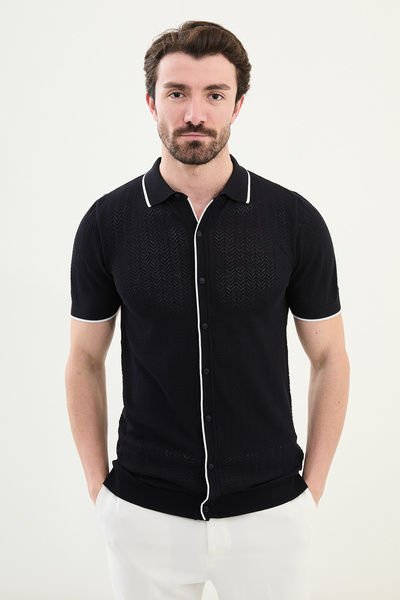 Mcr ТРИКО ПОЛО З ПЕРЕДНІМИ ГУДЗОЧКАМИ