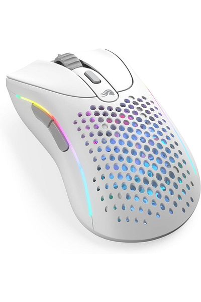 Glorious Model D 2 Wireless Mouse, 66g, 26K DPI, White