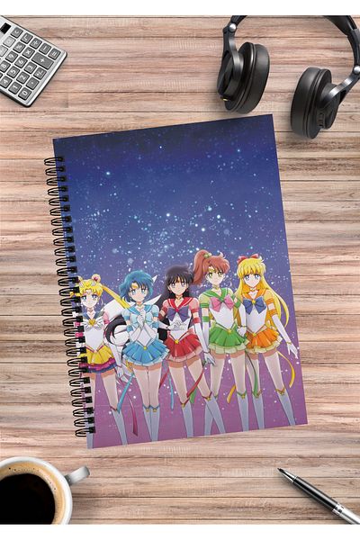 mertfigur Sailor Moon Anime Spiral Notebook A5 (50 Sheets)