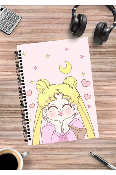 mertfigur Caiet cu spirală Sailor Moon Anime A5 (50 coli)