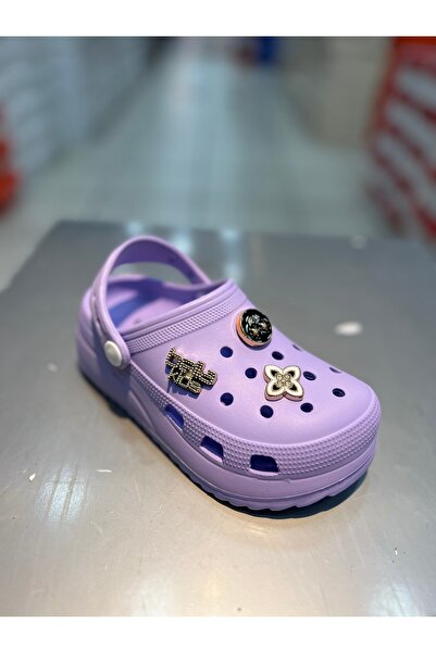 Akınal Bella High Sole Children's Stoned Closed Front Slippers