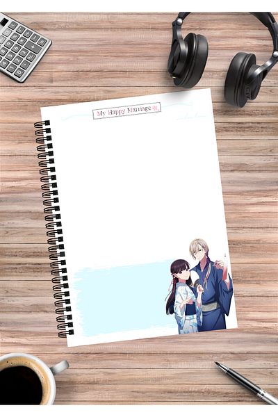 mertfigur My Happy Marriage Anime Spiral Notebook A5 (50 Sheets)