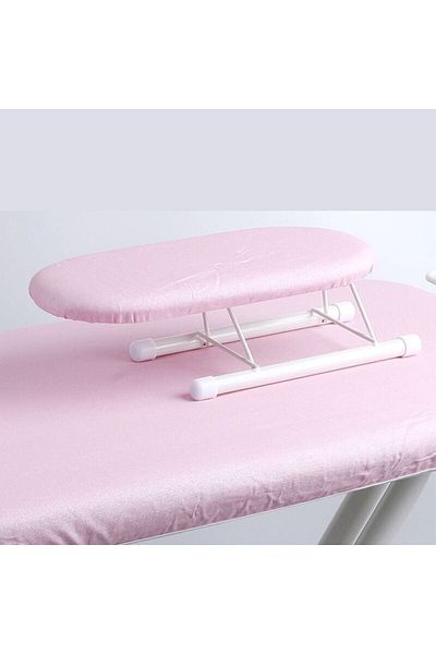 Choice Pink Portable Mini Ironing Board Rack for Clothes, Sleeves and Shirts - Small Size, Easy to Store an