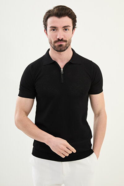 Mcr ТРИКО ПОЛО З ЗАСТІБКОЮ НА КРАТКОМУ КОМИ