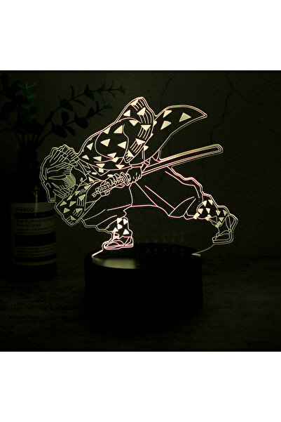 Choice مصباح ليد ليلي بـ 16 لونًا من قاتل الشياطين، كيميتسو نو يايبا، نيزوكو ...